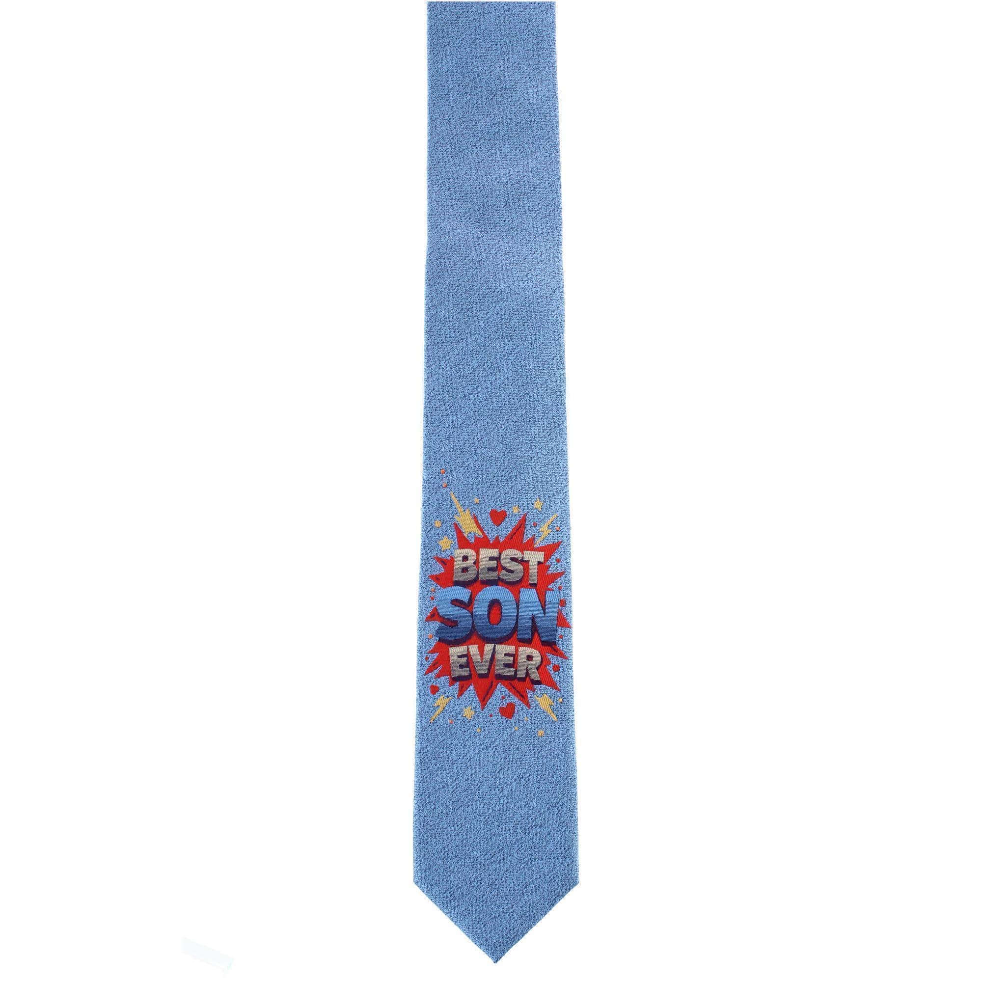 Boy's Best Son Ever Novelty Silk Necktie - Image 3