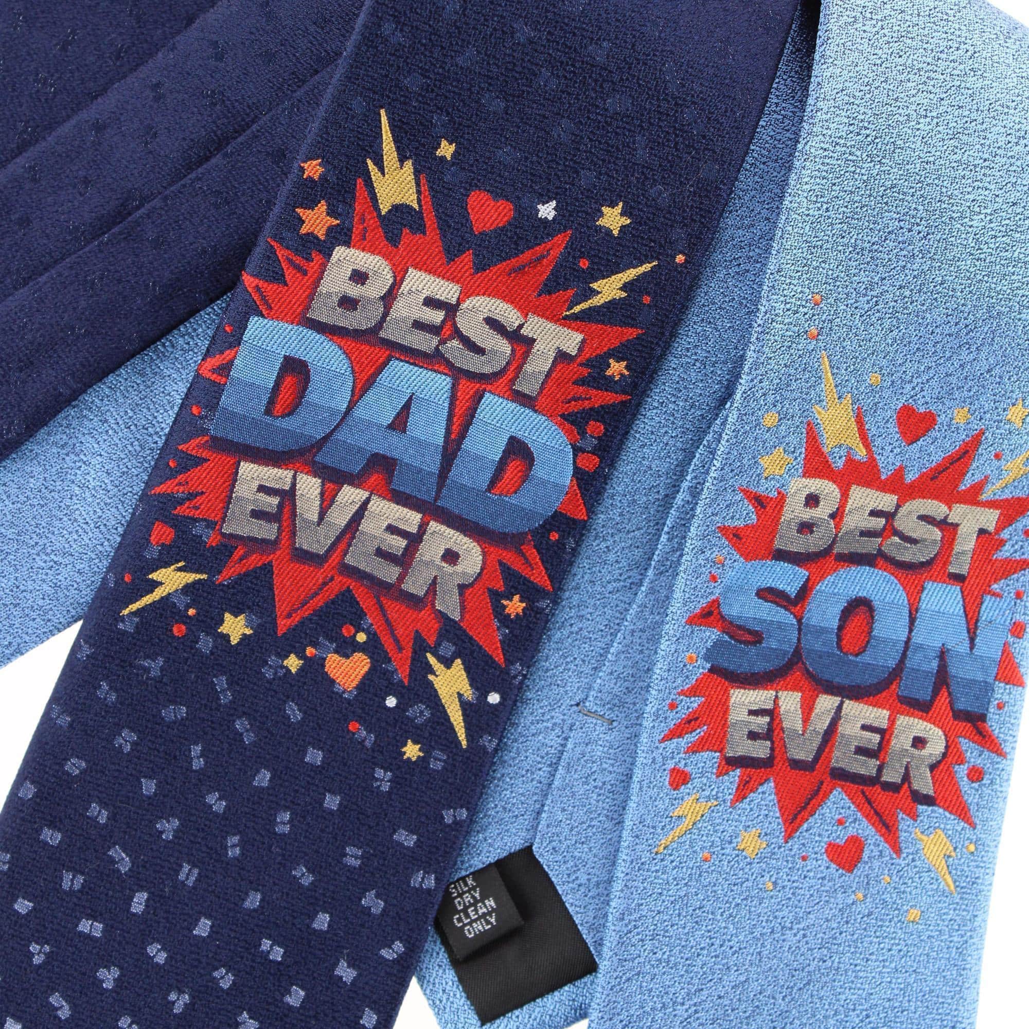 Boy's Best Son Ever Novelty Silk Necktie - Image 5