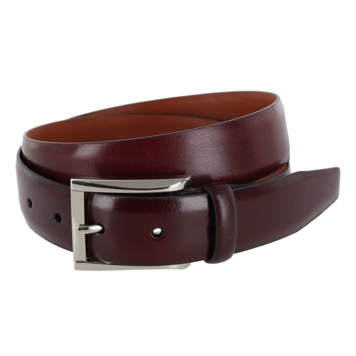 Broderick 32mm Full Grain Leather Dress Belt Square Buckle - Image 5