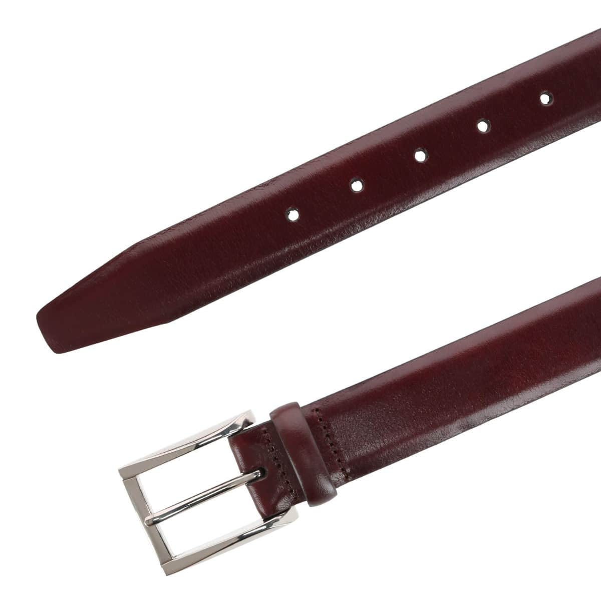 Broderick 32mm Full Grain Leather Dress Belt Square Buckle - Image 9