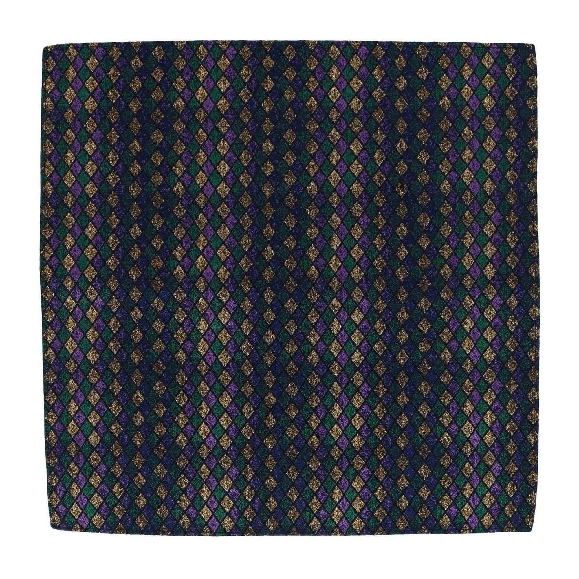 Carnival Diamond Multi-Colored Necktie and Pocket Square Bundle - Image 6
