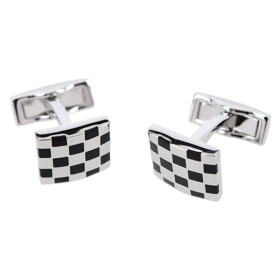 Checker Board Regal Cufflinks - Image 2