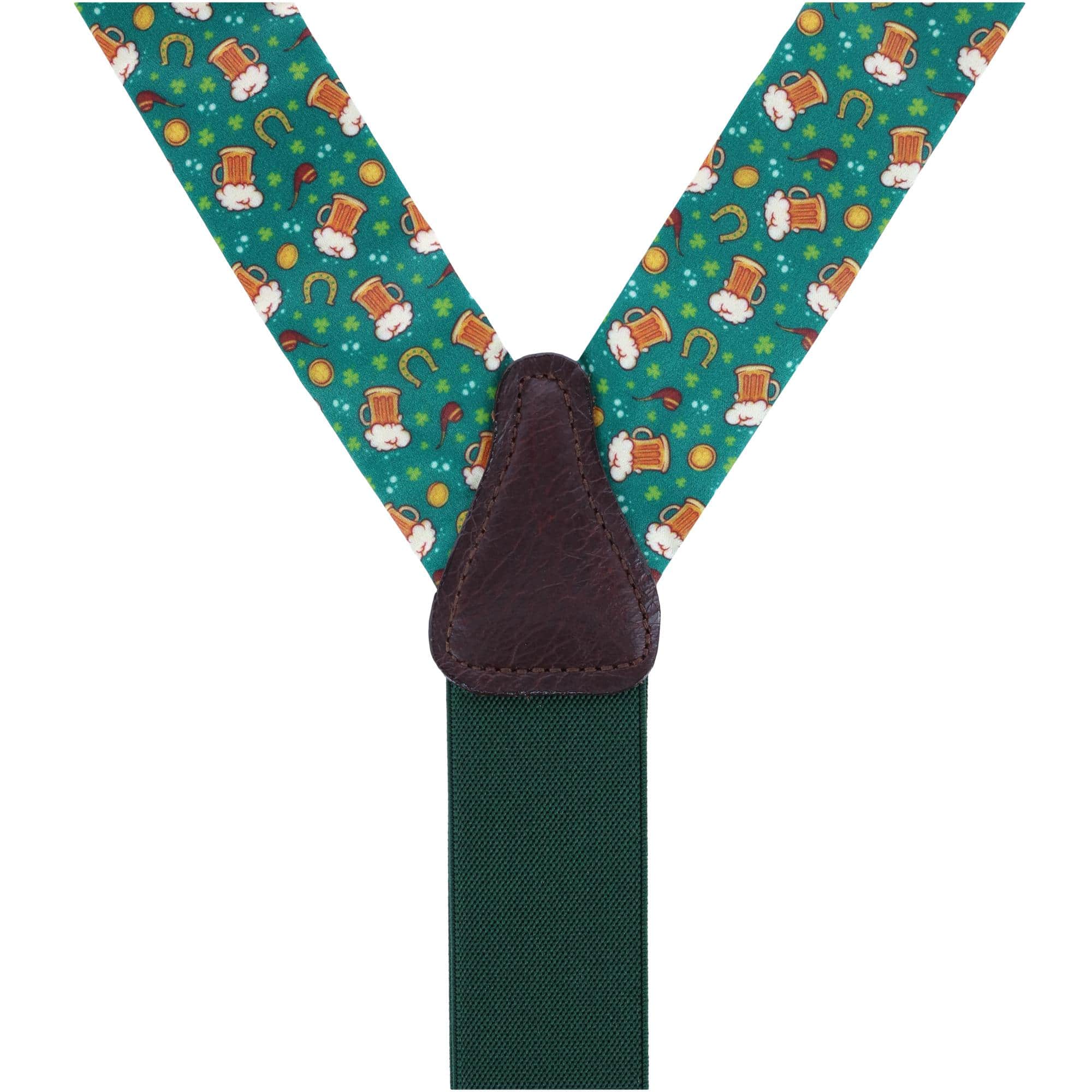Cheers to St. Patrick's Day Silk Button End Braces - Image 4