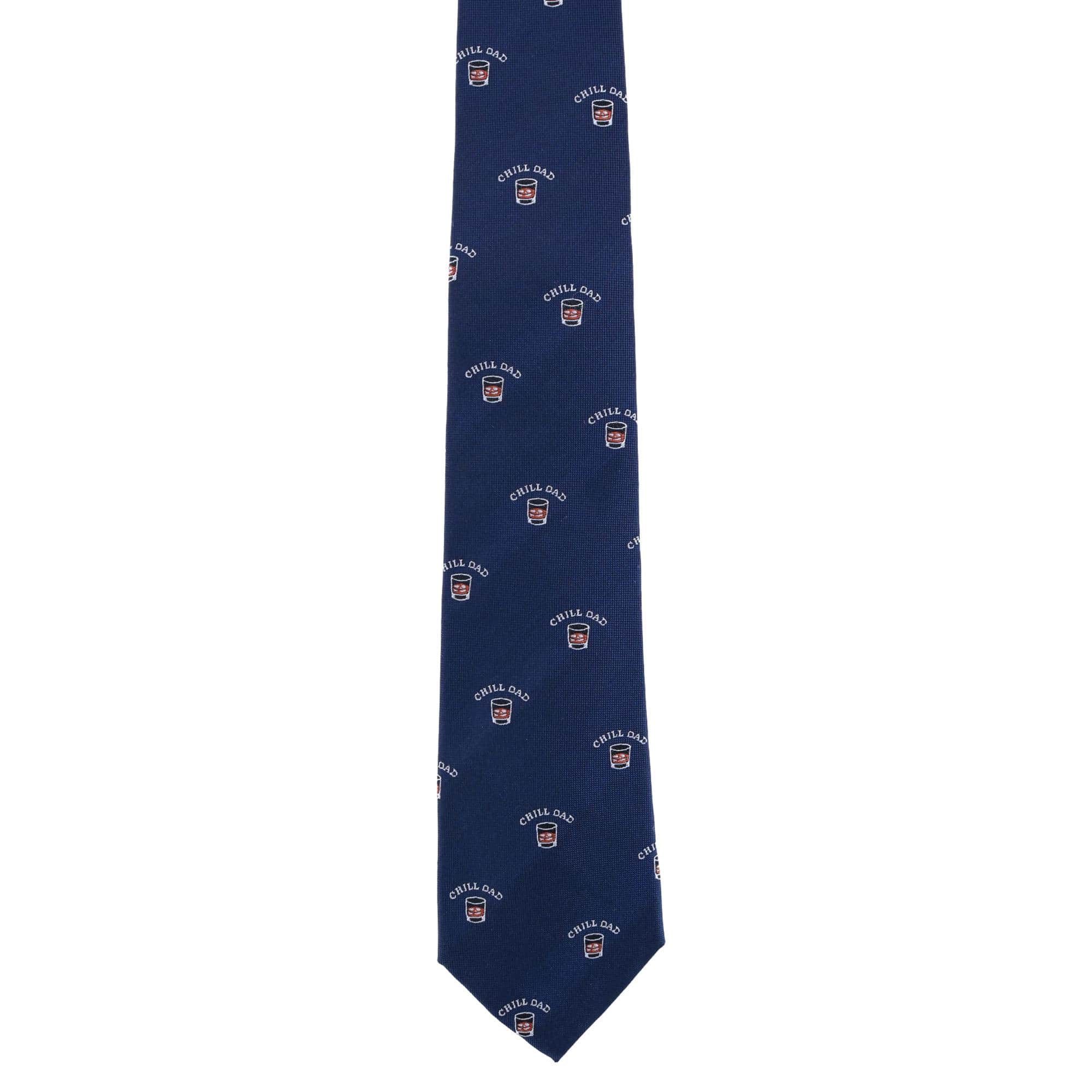 Chill Dad Novelty Silk Necktie - Image 3