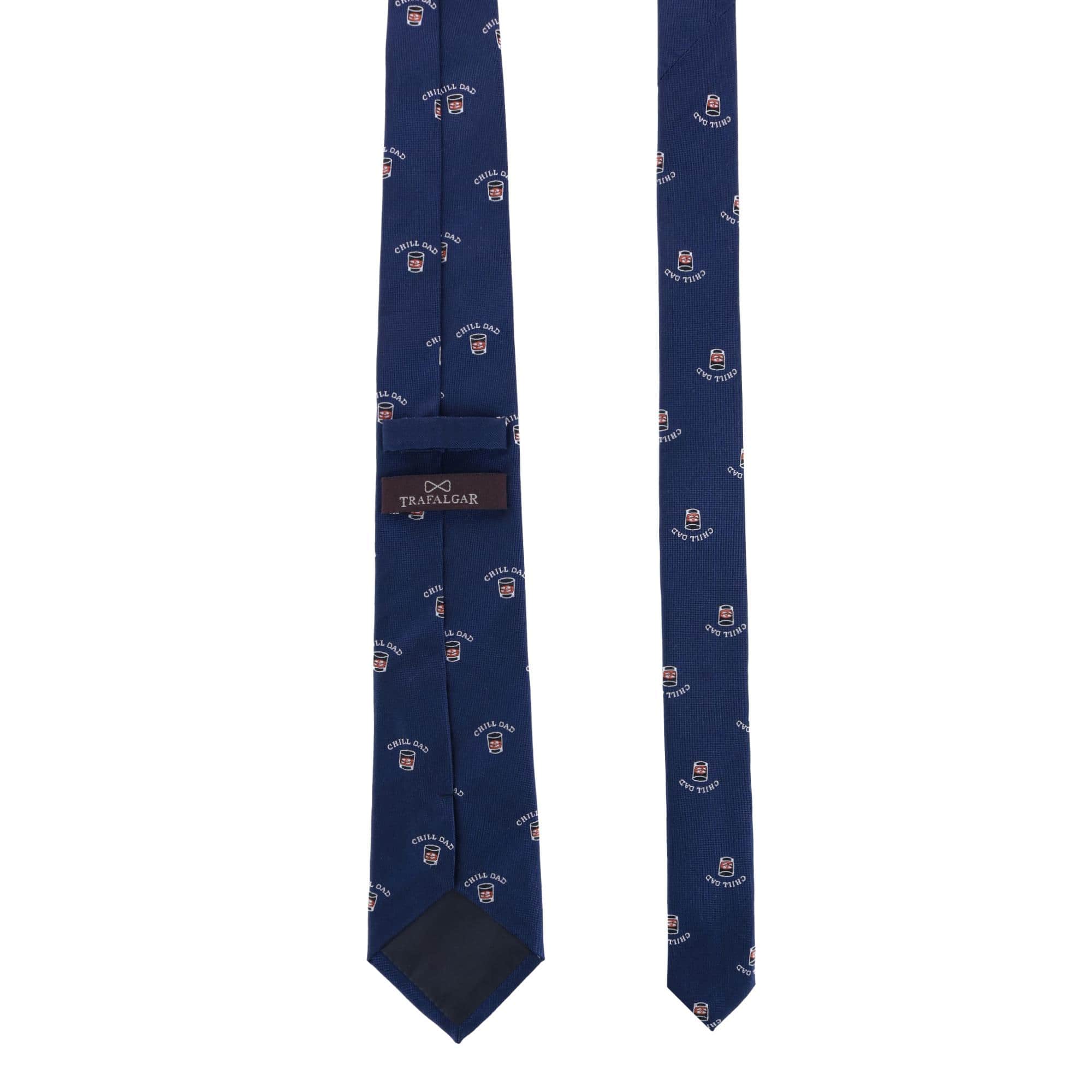 Chill Dad Novelty Silk Necktie - Image 4