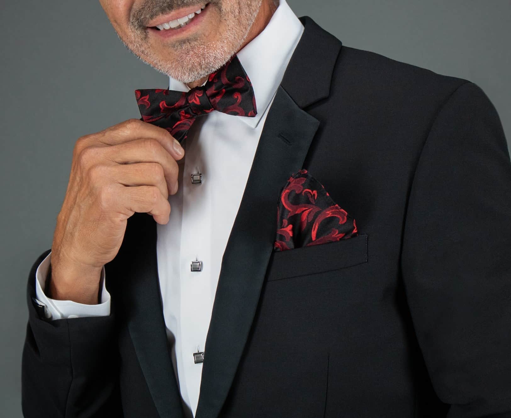 Christian the Romantic Brocade Silk Bow Tie - Image 6