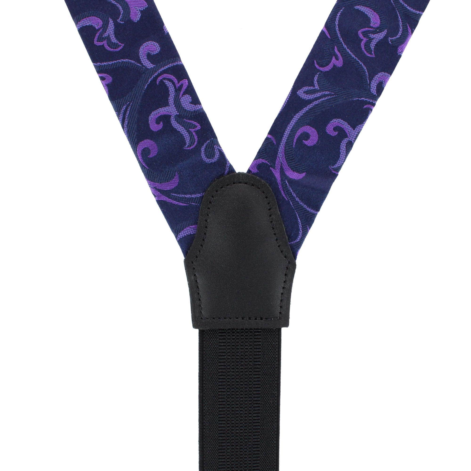 Christian the Romantic Brocade Silk Button End Braces - Image 10