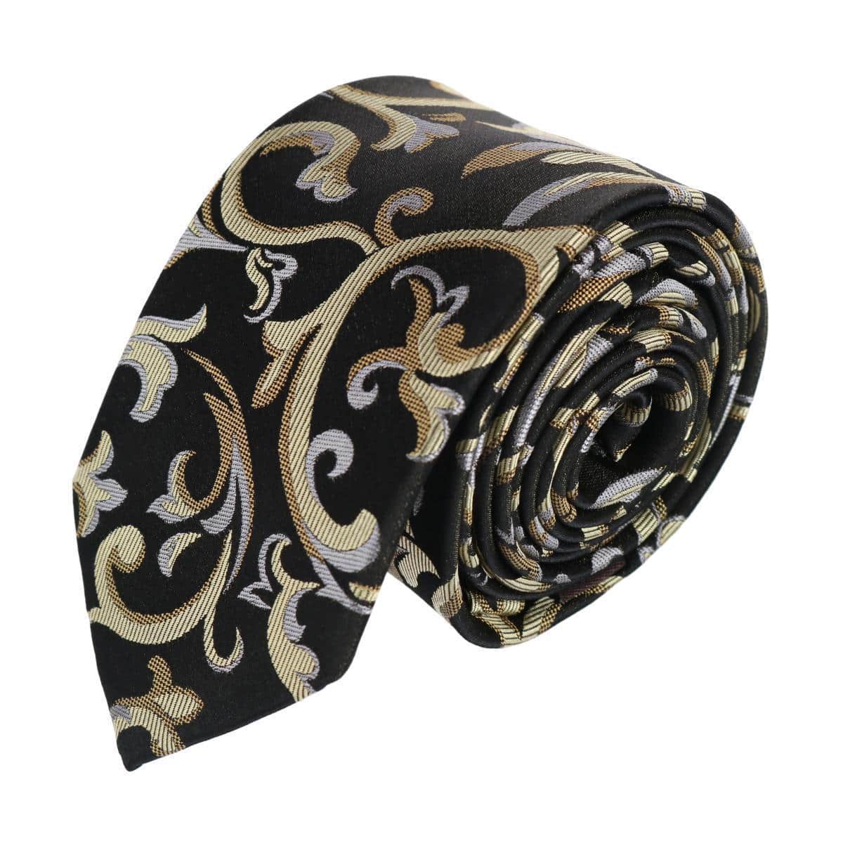 Christian the Romantic Brocade Silk Necktie - Image 5
