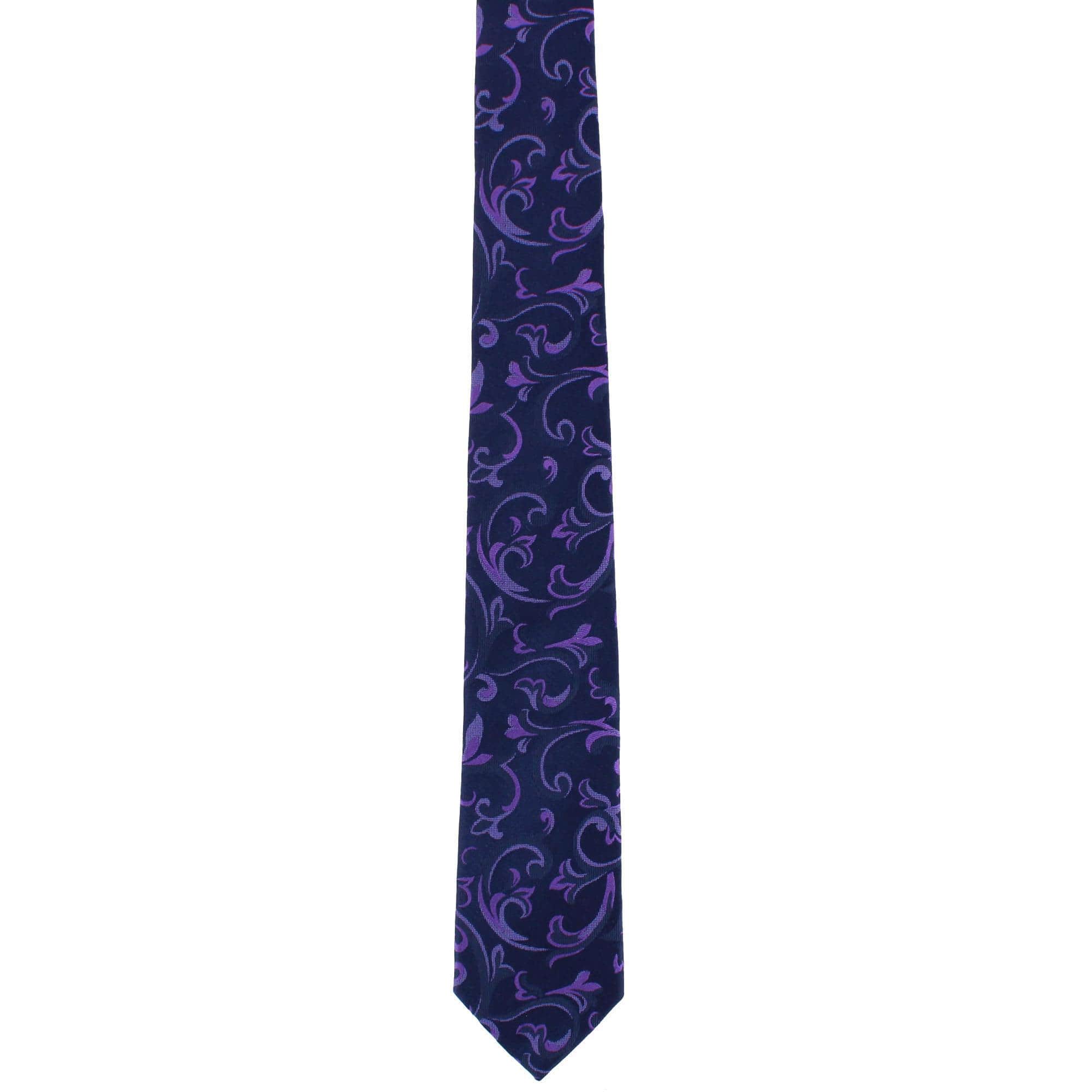 Christian the Romantic Brocade Silk Necktie & Pocket Square Bundle - Image 9