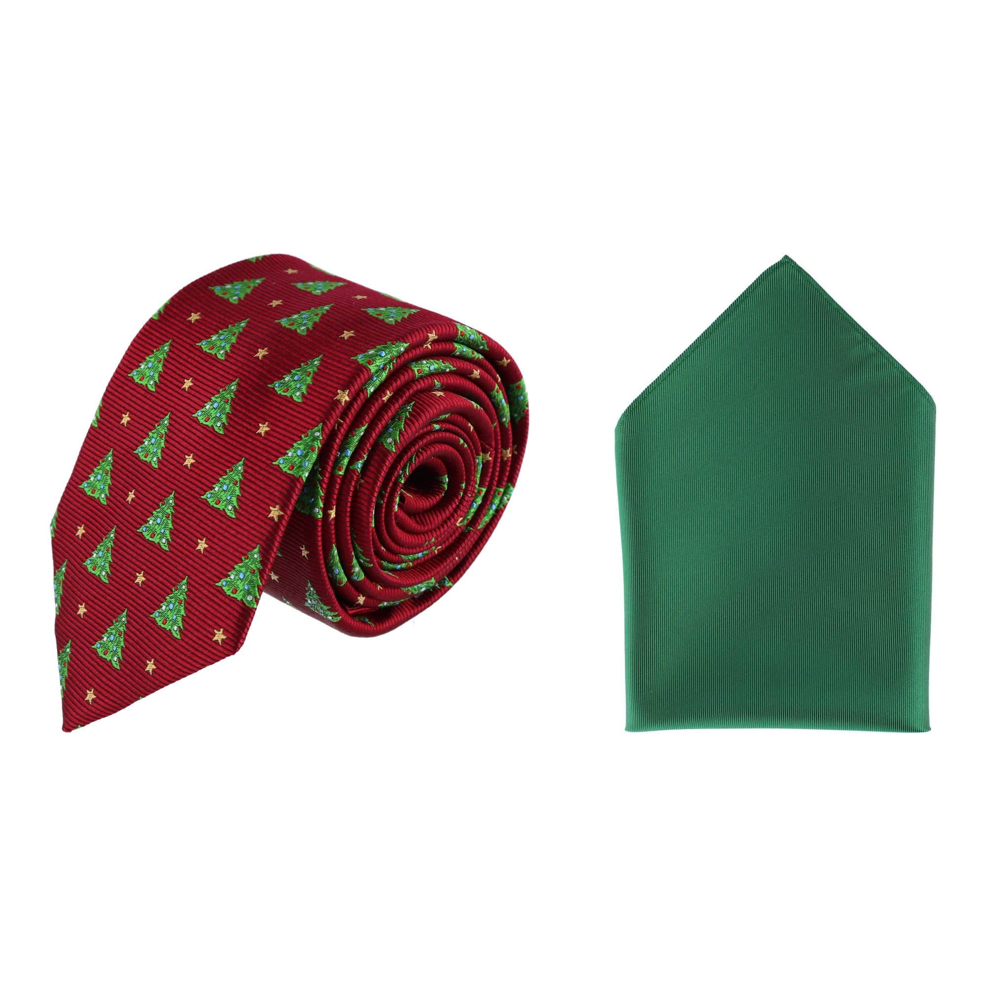 Holiday Necktie and Pocket Square Bundle - Image 3