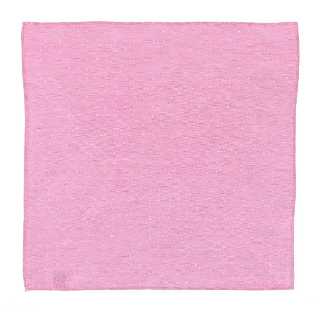 Churchill Chambray 12-Inch Polka Dot Linen Blend Pocket Square - Image 10