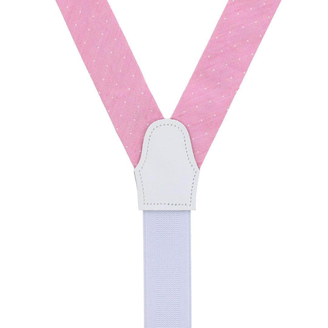 Churchill Chambray Polka Dot Linen Blend Formal End Braces - Image 10
