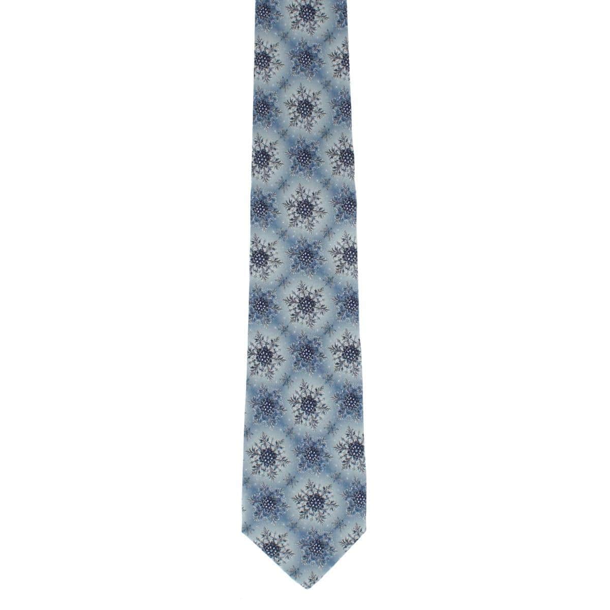 Clarence The Classy Snowflake Silk Holiday Necktie - Image 3