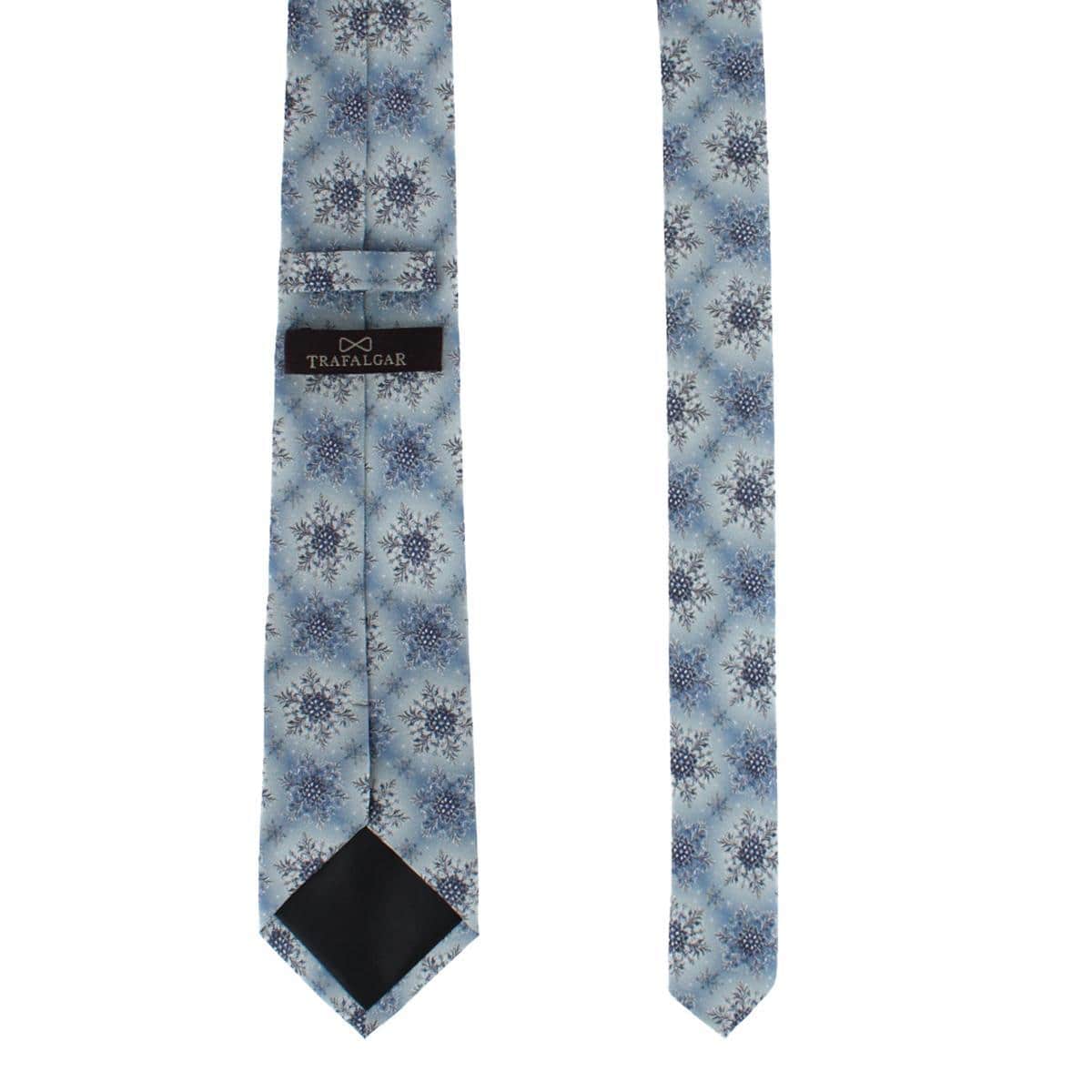 Clarence The Classy Snowflake Silk Holiday Necktie - Image 4