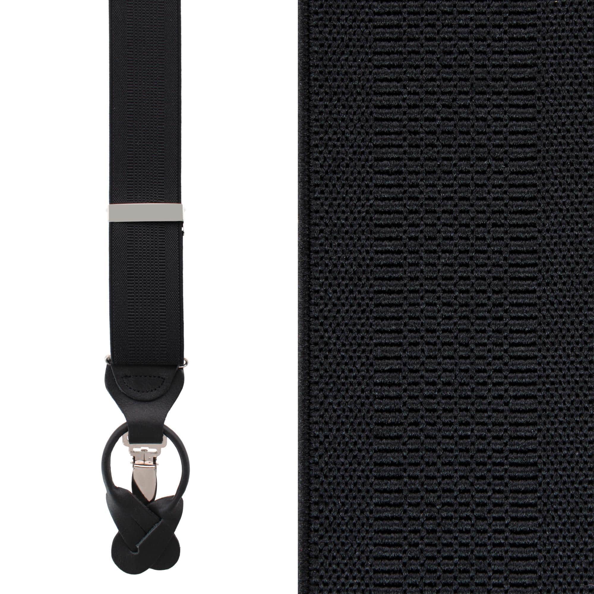 Classic Solid Color Convertible Braces 35mm Elastic - Image 3