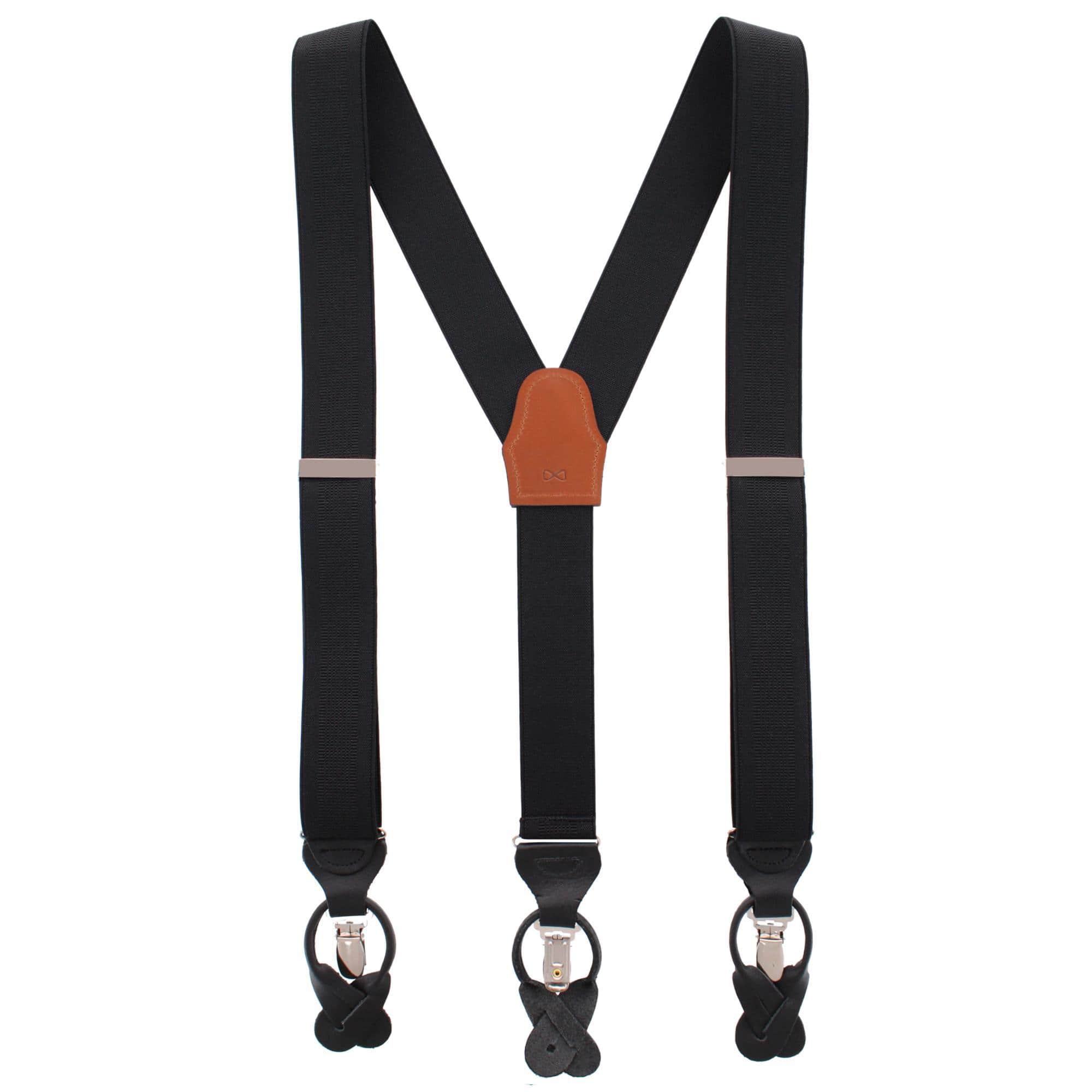 Classic Solid Color Convertible Braces 35mm Elastic - Image 7