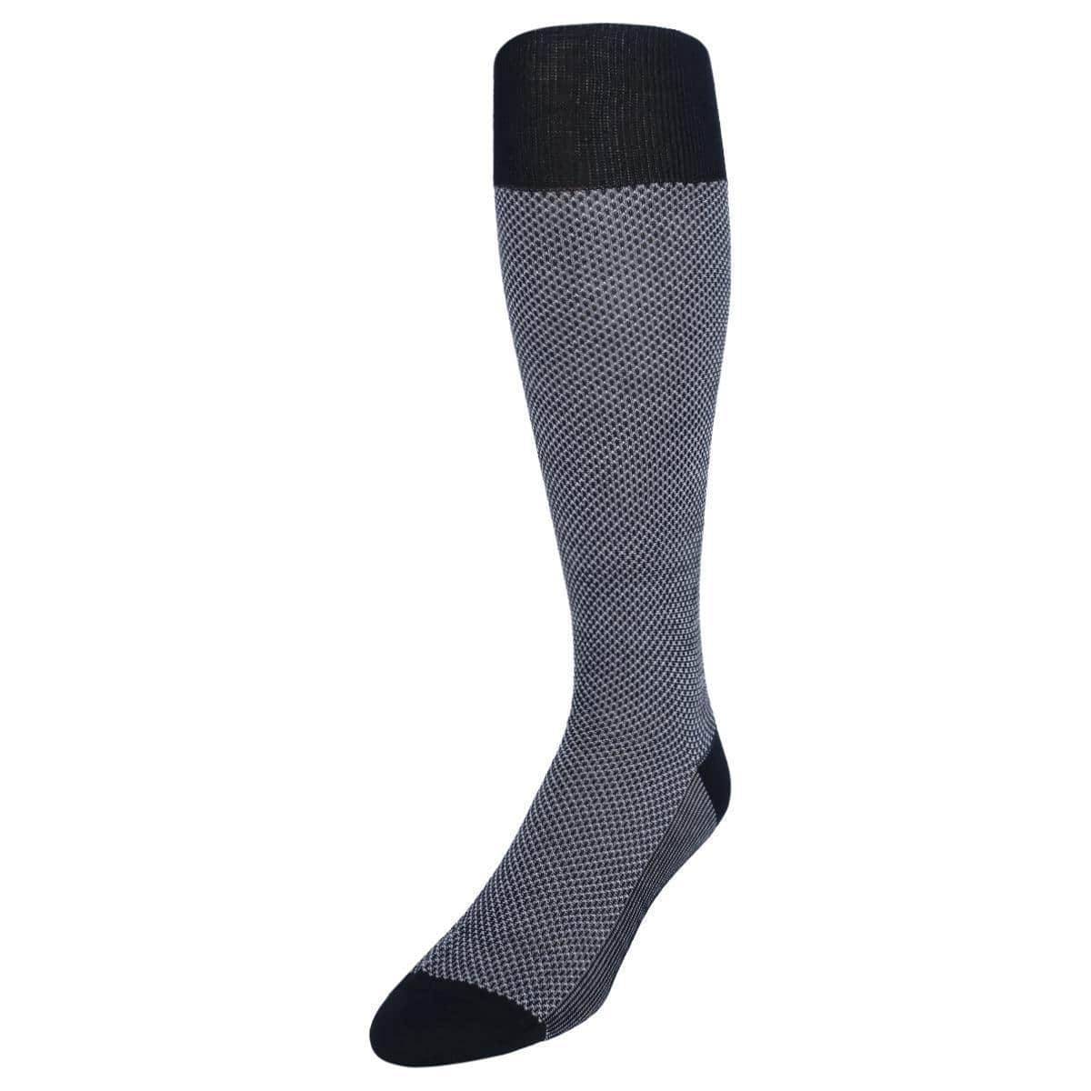 Clayton Birdseye Over The Calf Mercerized Cotton Socks (1Pair) - Image 2