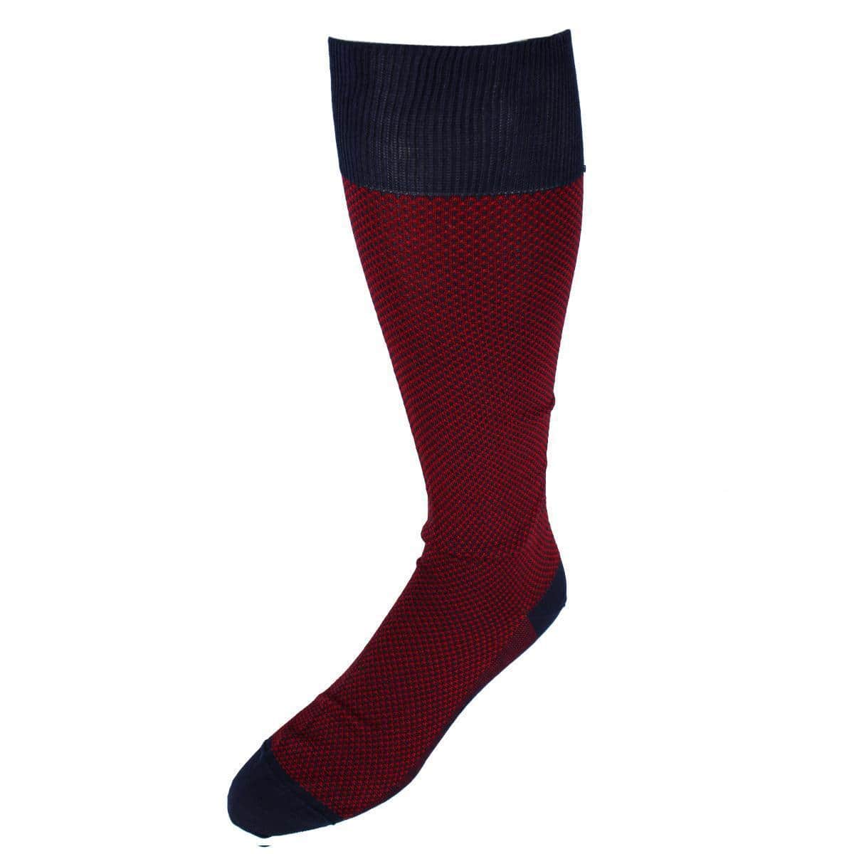 Clayton Birdseye Over The Calf Mercerized Cotton Socks (1Pair) - Image 3
