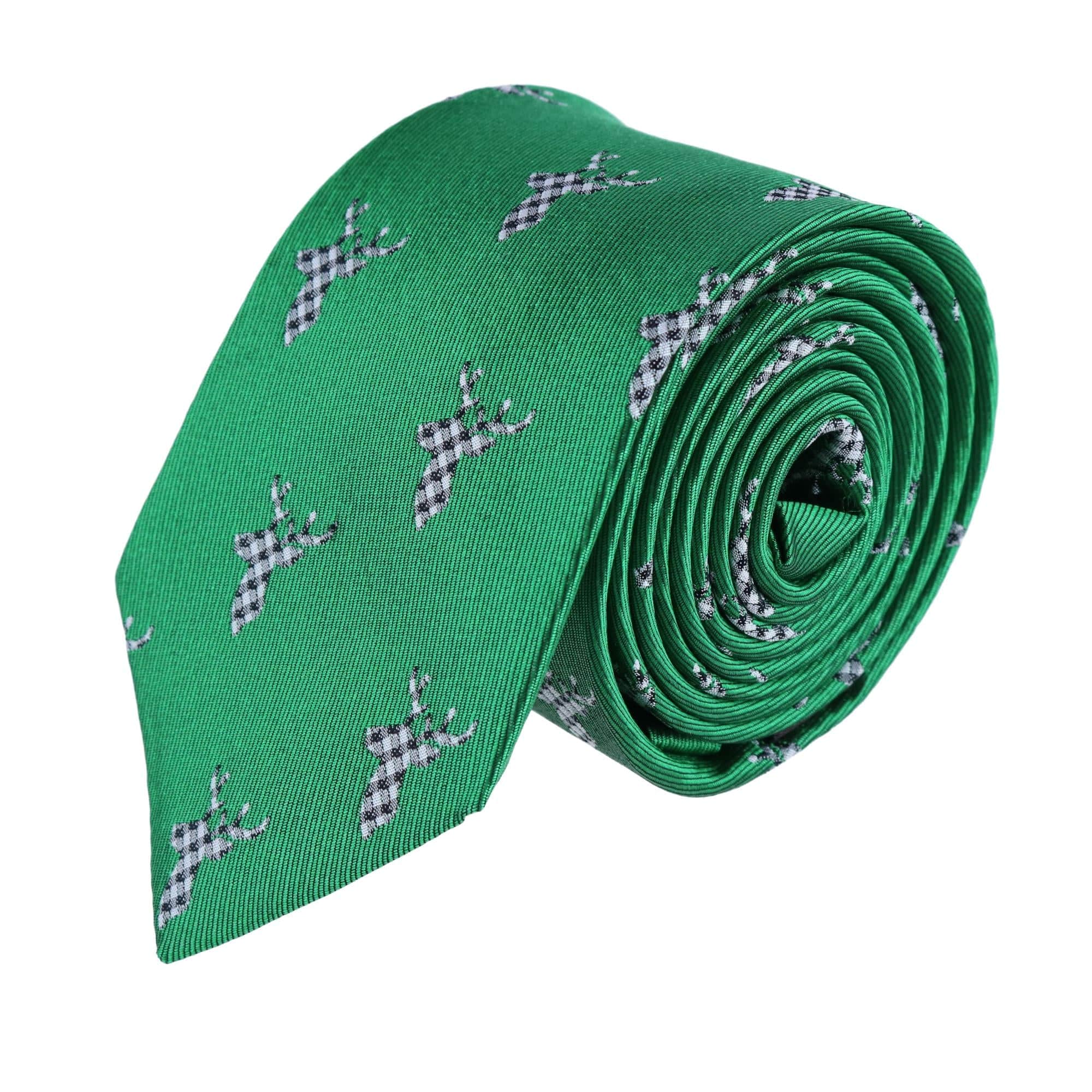 Comet the Reindeer Novelty Silk Necktie - Image 2