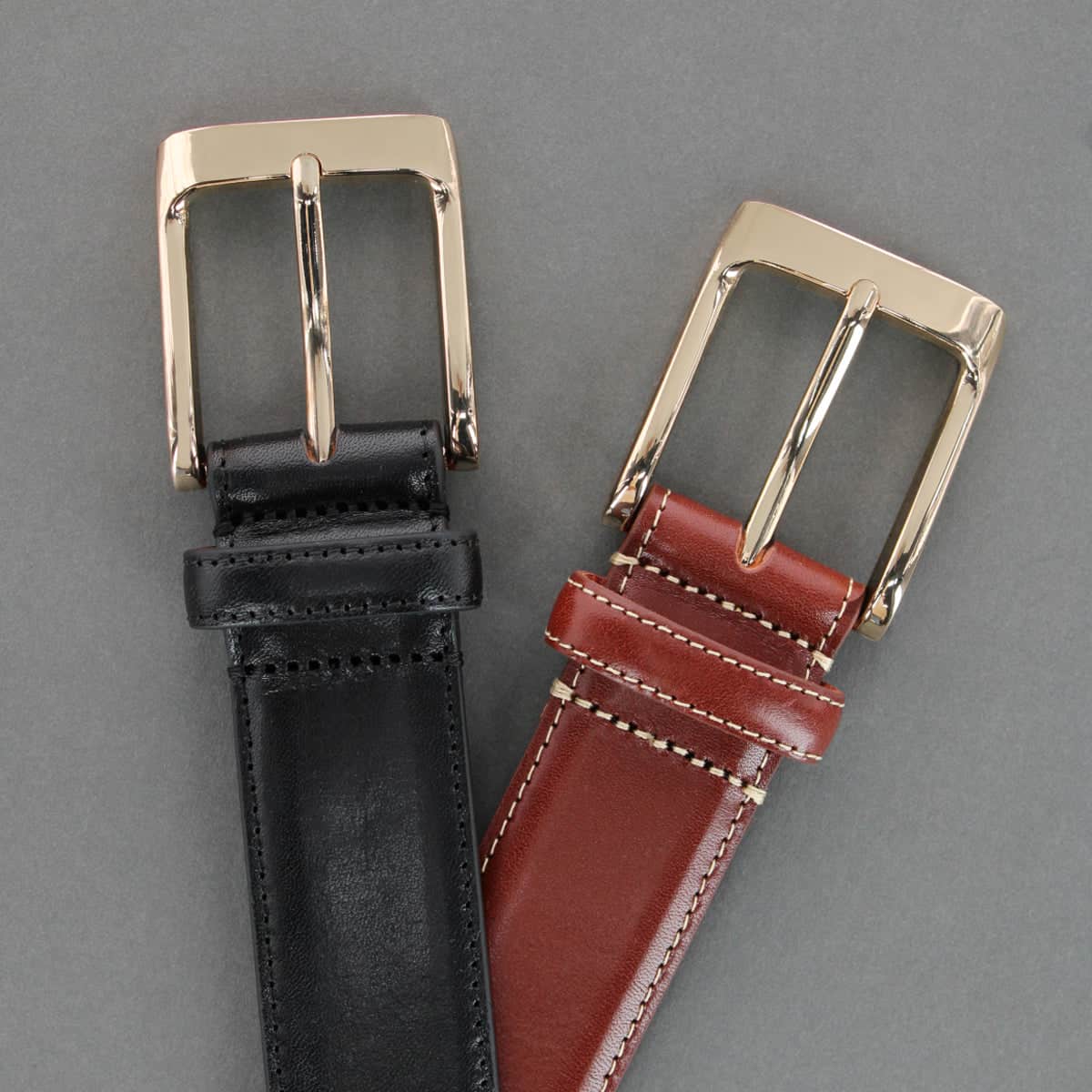 Cornelius 35mm Cortina Leather Dress Belt - Image 8