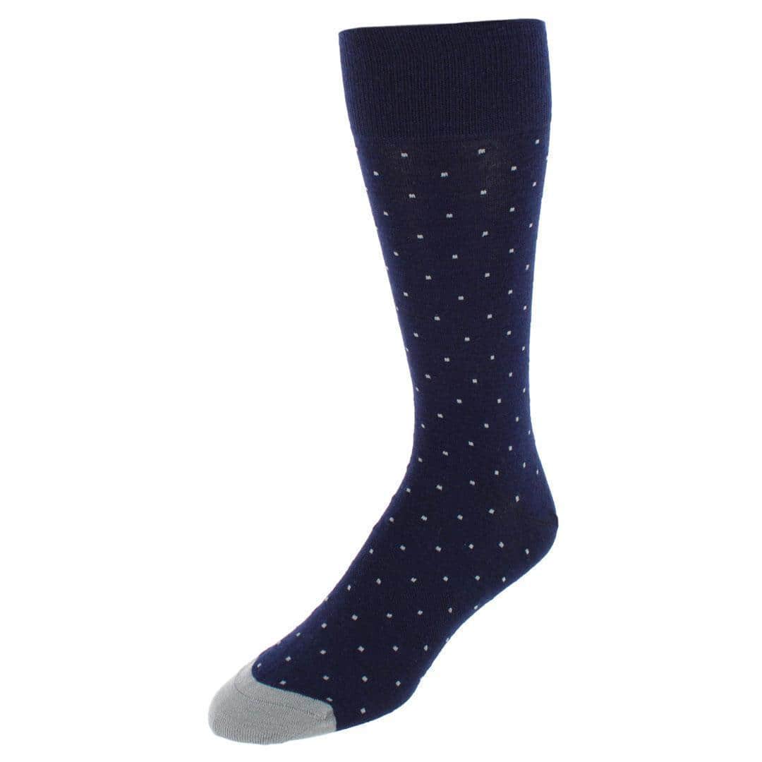 Croix Polka Dot Patterned Mid-Calf Merino Wool Socks (1 Pair) - Image 3