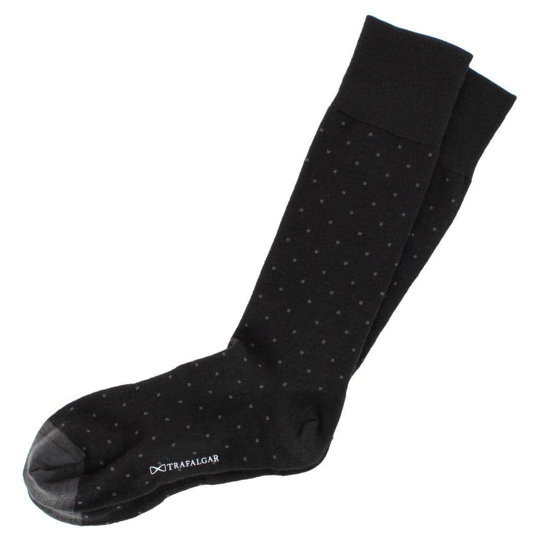 Croix Polka Dot Patterned Mid-Calf Merino Wool Socks (1 Pair) - Image 5