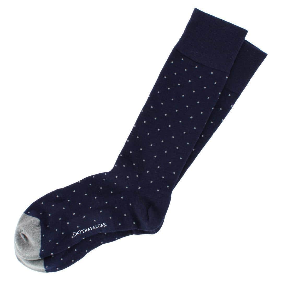 Croix Polka Dot Patterned Mid-Calf Merino Wool Socks (1 Pair) - Image 6