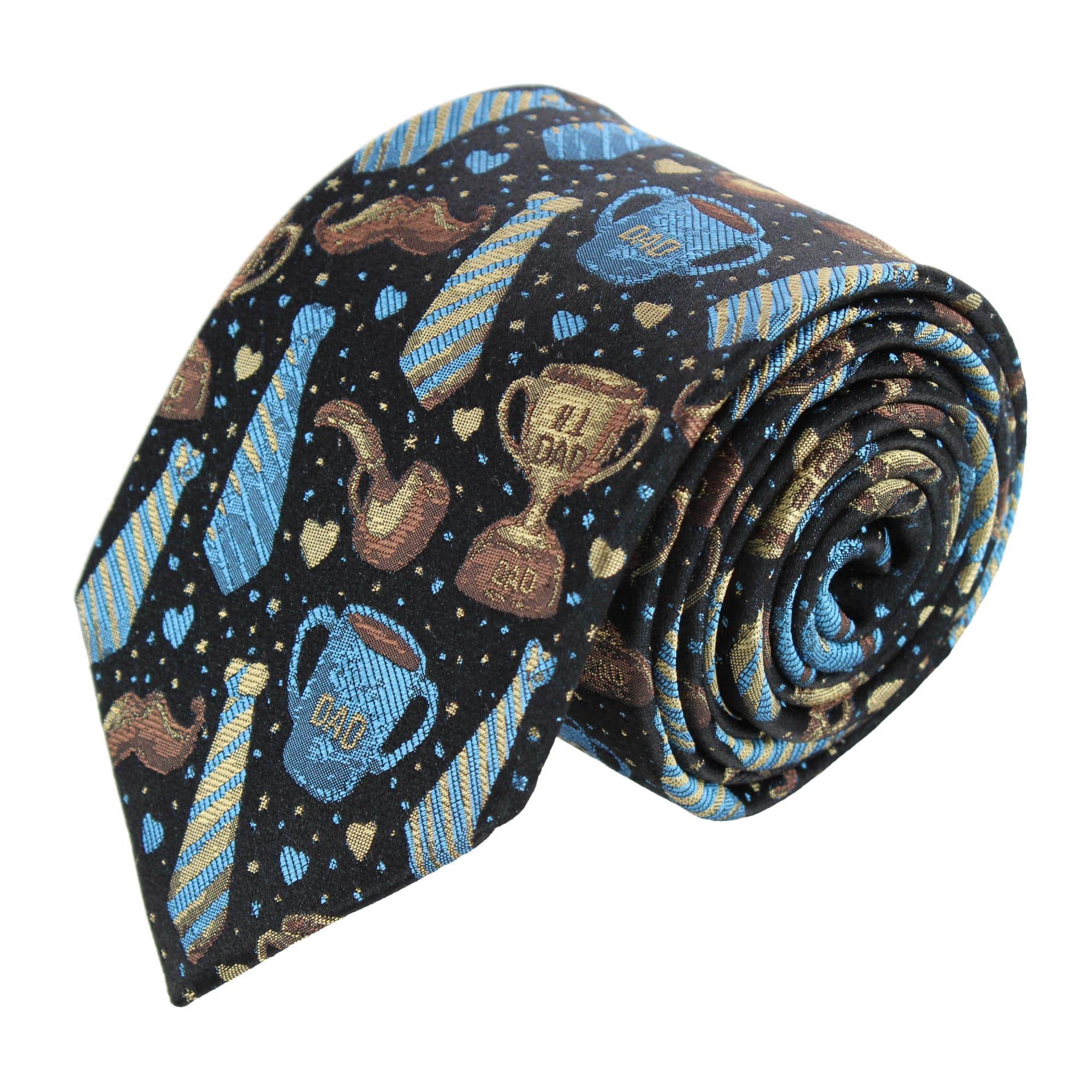 Dad Appreciation Silk Novelty Necktie - Image 2