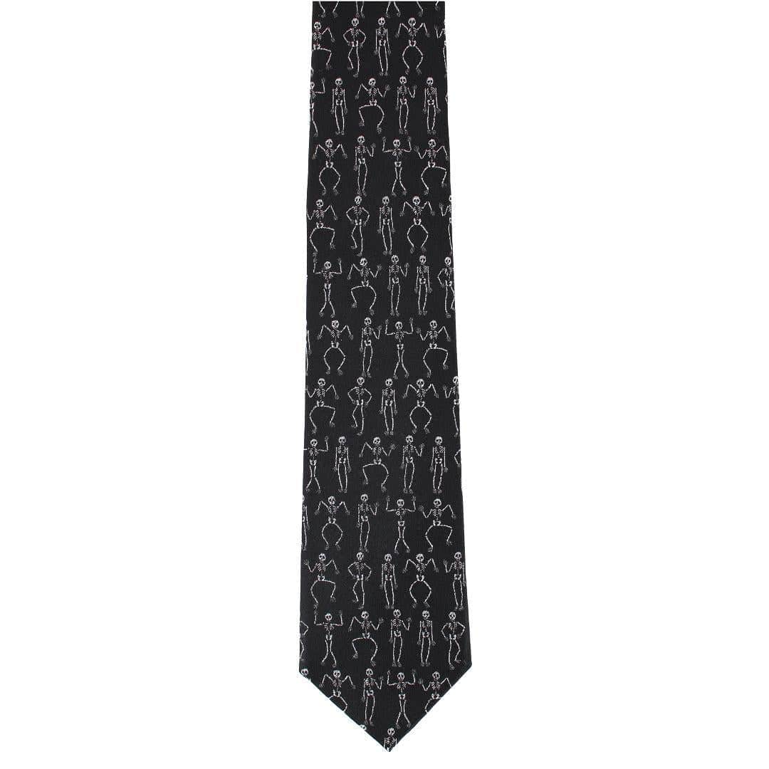 Davy Bones the Dancing Skeleton Silk Novelty Necktie - Image 3