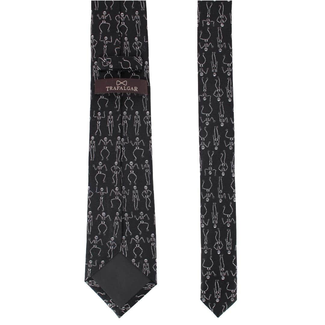 Davy Bones the Dancing Skeleton Silk Novelty Necktie - Image 4