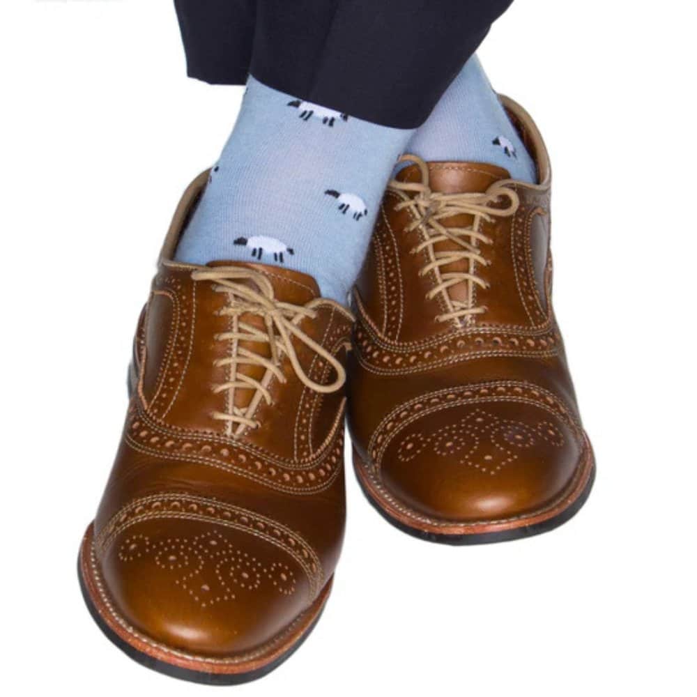 Dolly The Sheep Merino Wool Mid-Calf Socks - Image 5