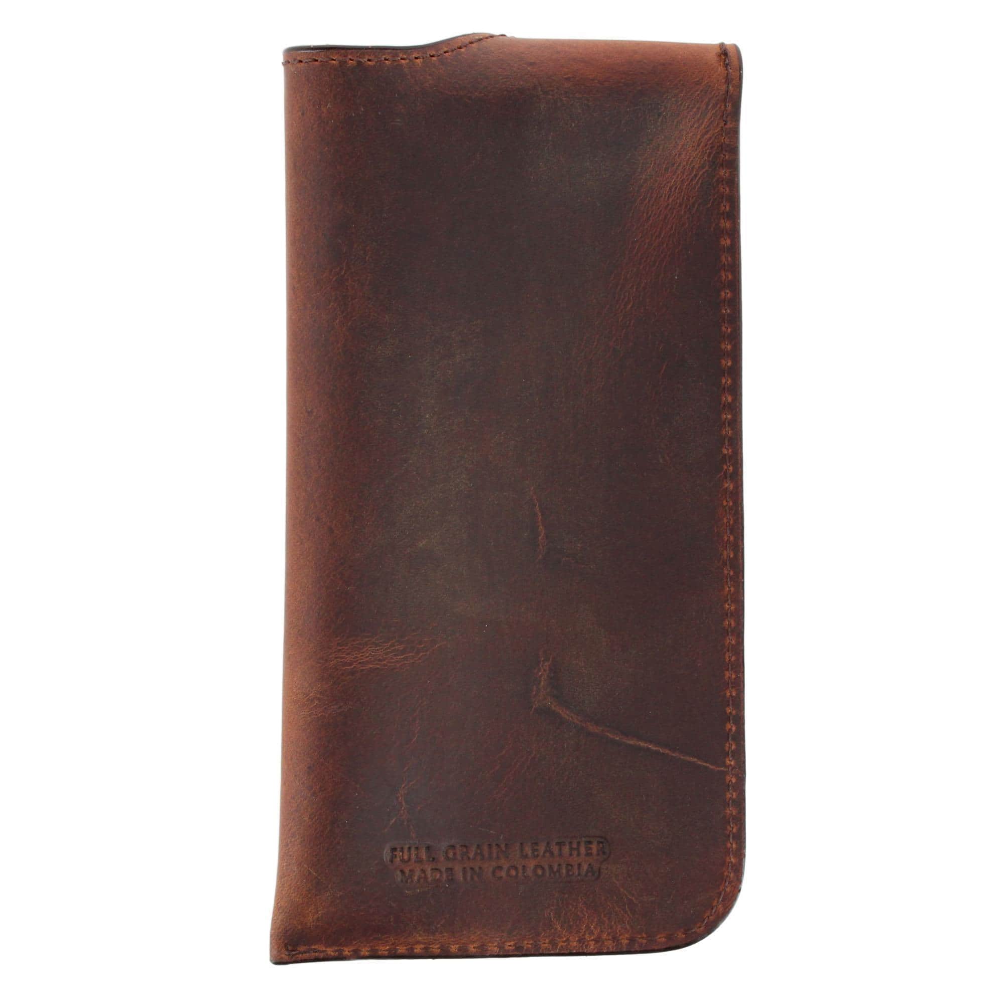 Doyle Crazy Horse Leather Snap Closure Glass Case - Image 4