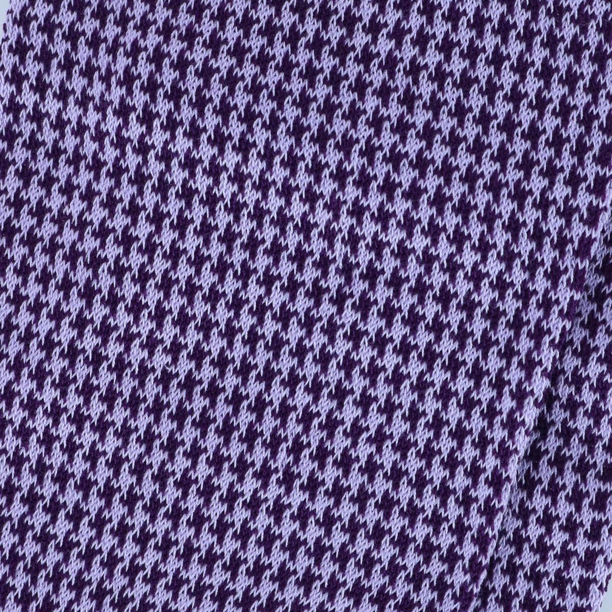 Doyle Houndstooth Design Mercerized Cotton Mid-Calf Socks - Image 14