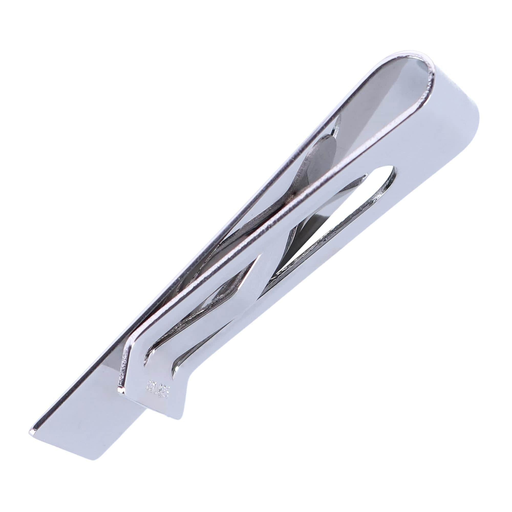 Edward 19MM Sterling Silver Plain Polished Money Clip - Image 4