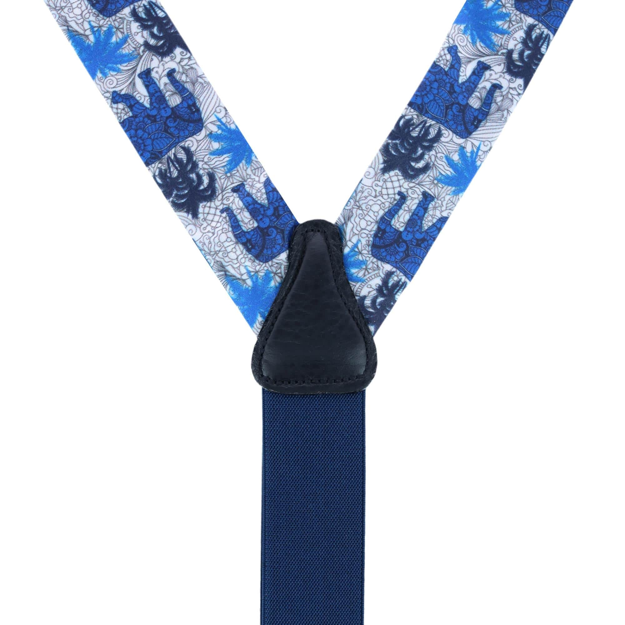 Elliot The Elephant Safari Silk Button End Braces - Image 4
