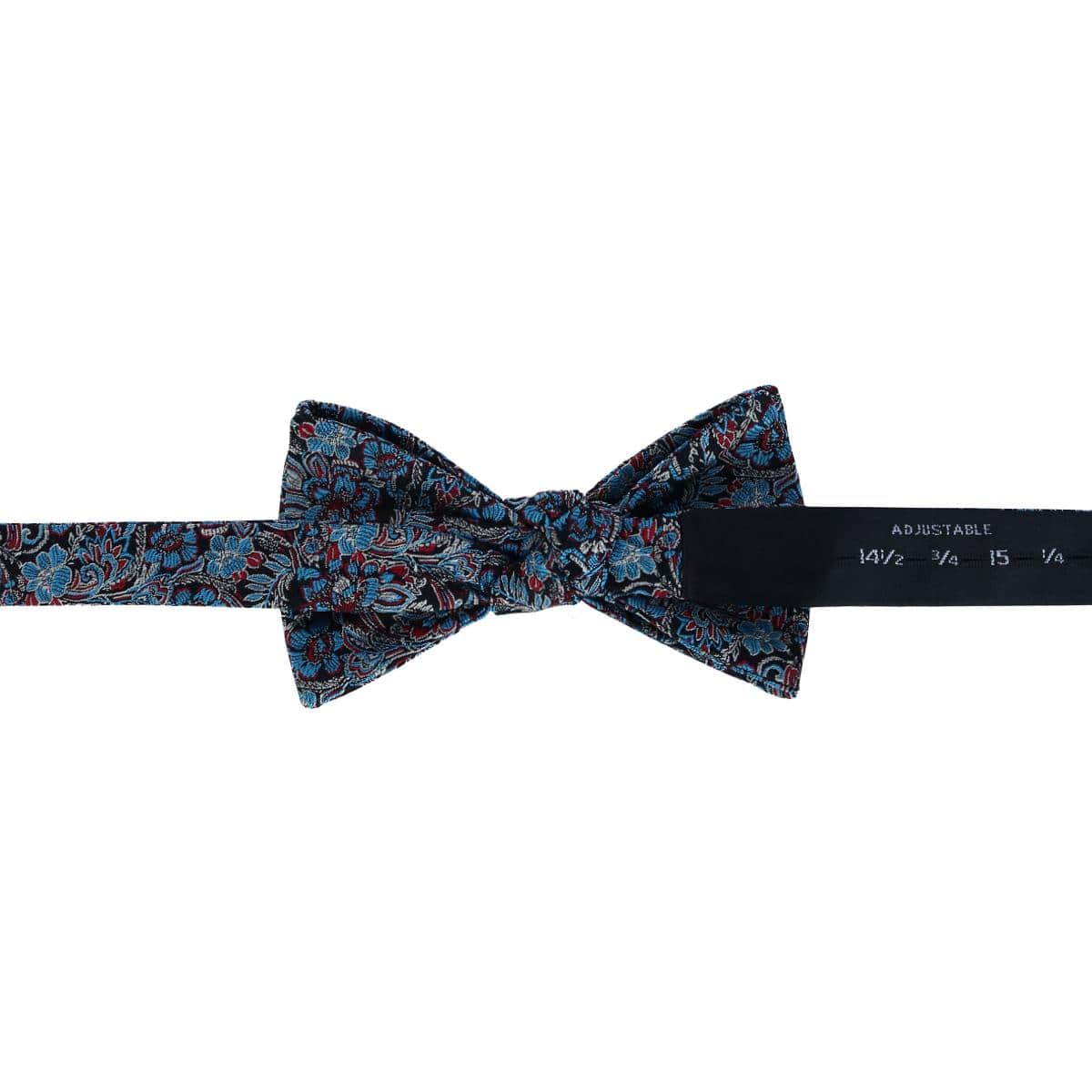 Enzo Exploded Floral Silk Bow Tie - Image 3