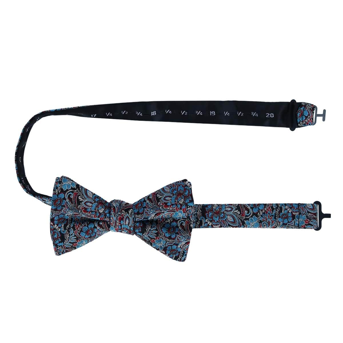 Enzo Exploded Floral Silk Bow Tie - Image 4