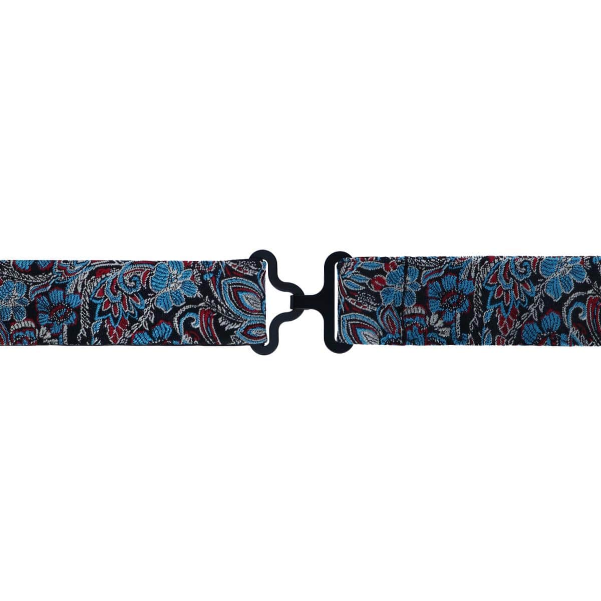 Enzo Exploded Floral Silk Bow Tie - Image 5