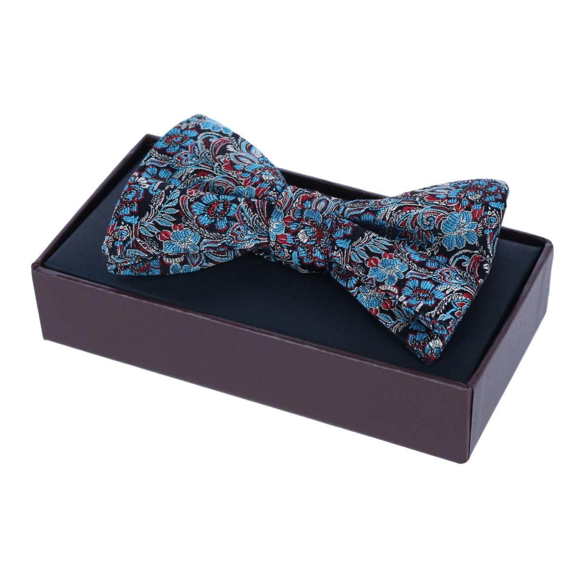 Enzo Exploded Floral Silk Bow Tie - Image 6