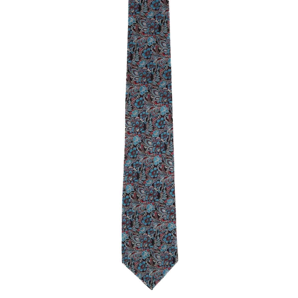 Enzo Exploded Floral Silk Necktie - Image 3