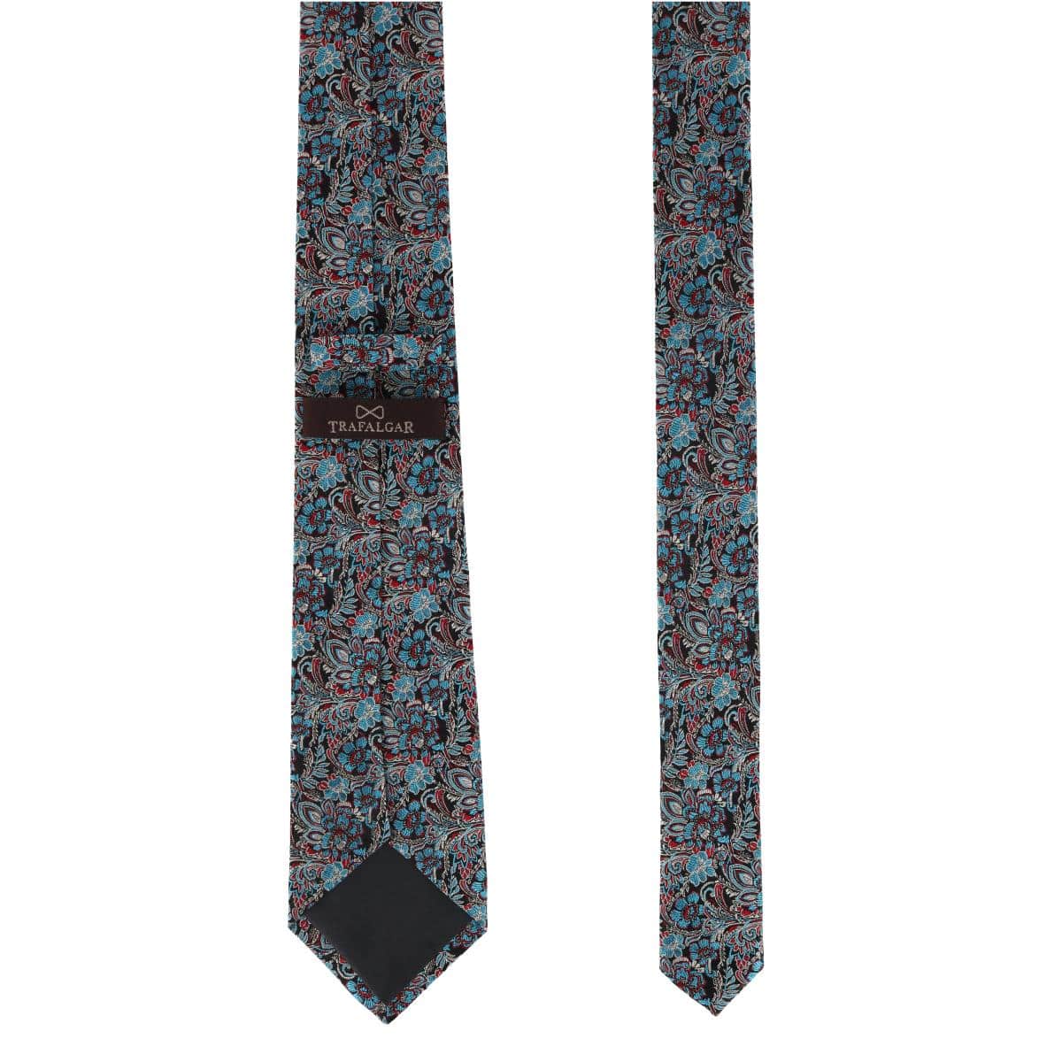 Enzo Exploded Floral Silk Necktie - Image 4
