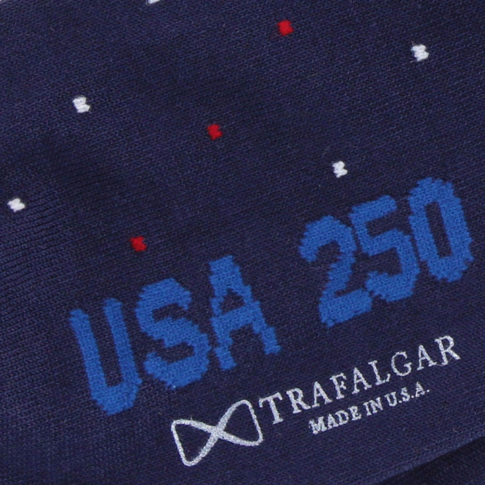 Founders 250 Polka Dot Mid Calf Mercerized Cotton Socks (1 Pair) - Image 4