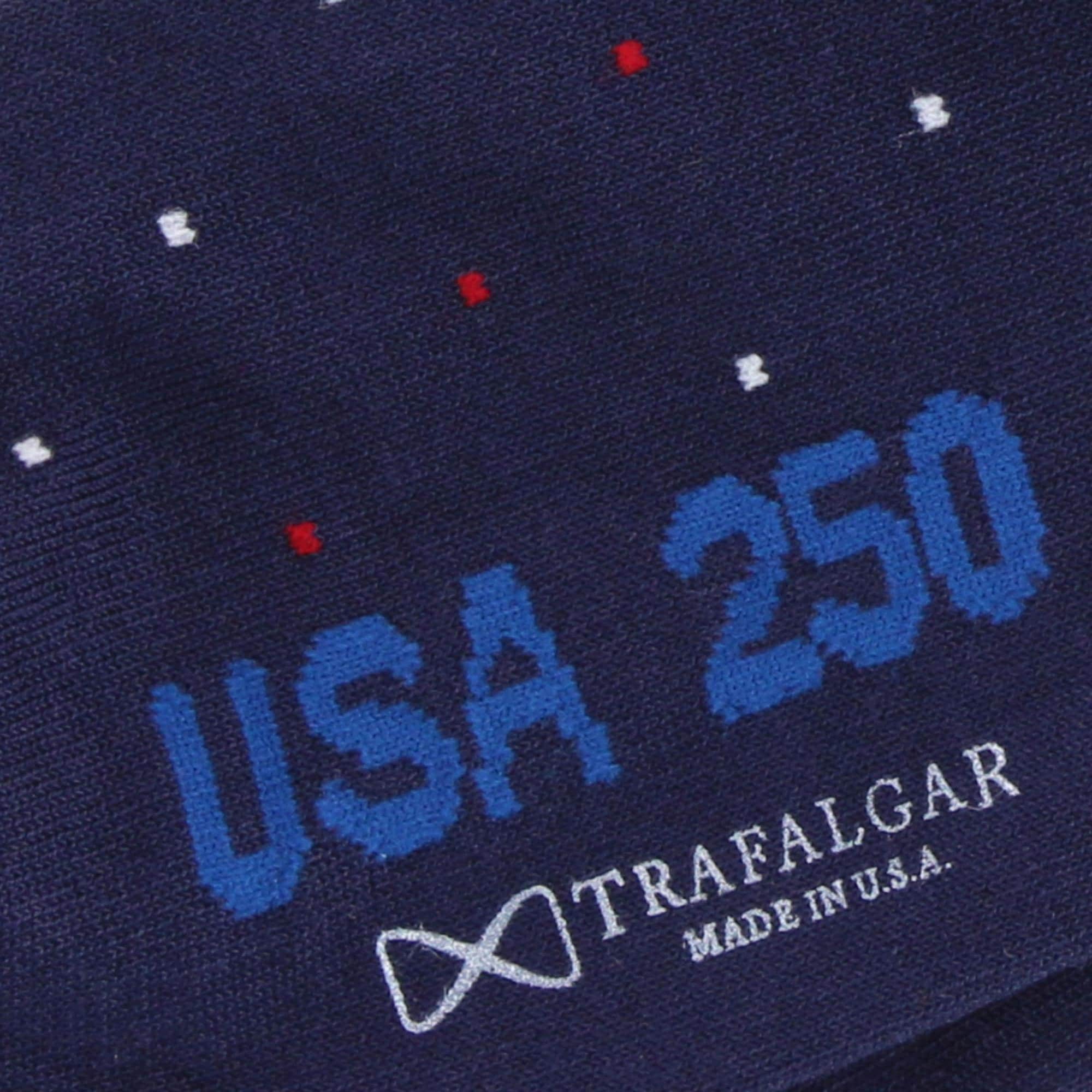 Founders 250 Polka Dot Over The Calf Mercerized Cotton Socks (1 Pair) - Image 4