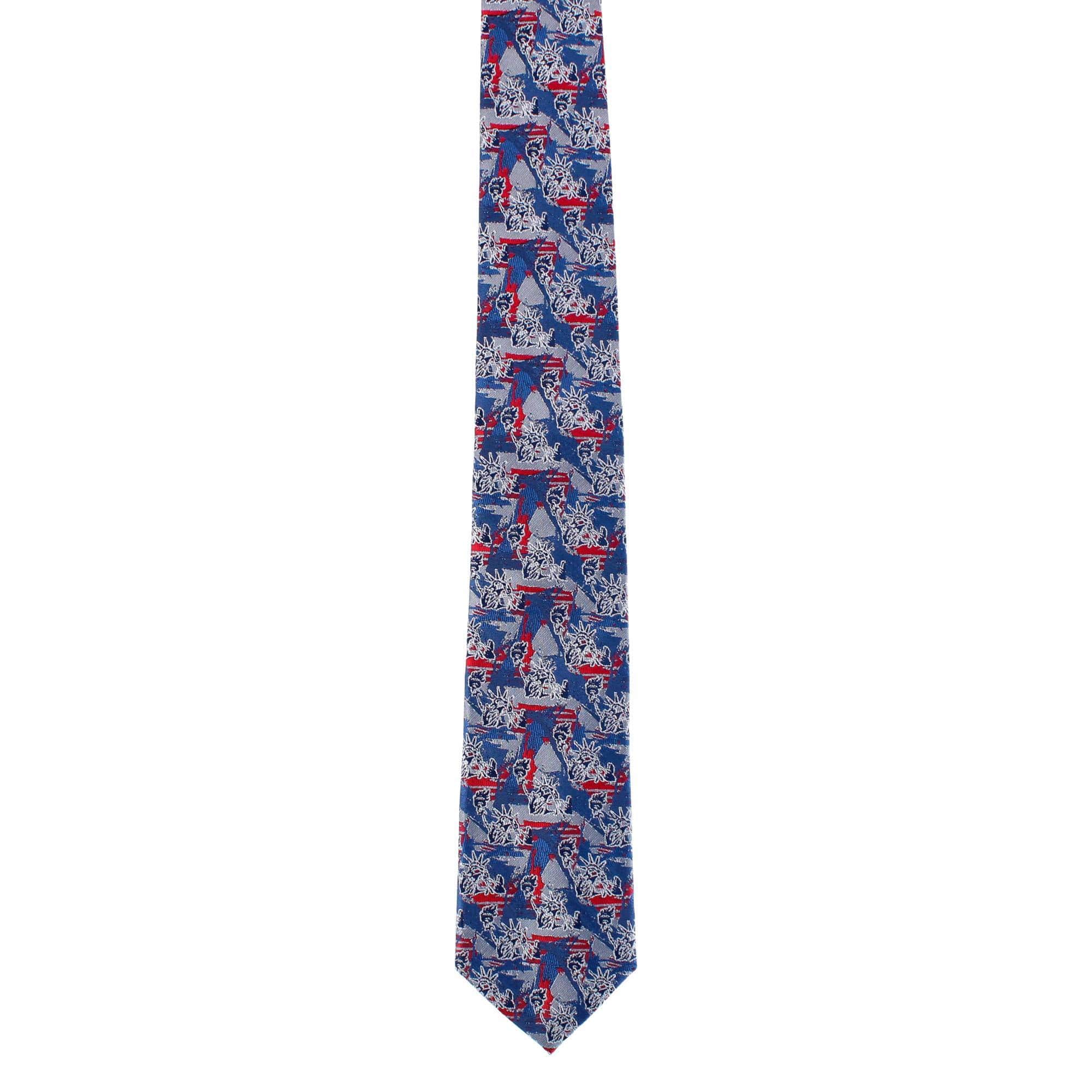 Freedom's Torch Patriotic Silk Novelty Necktie - Image 3