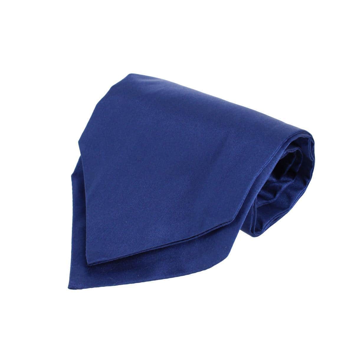 Grant Solid Colored Silk Ascot - Image 3