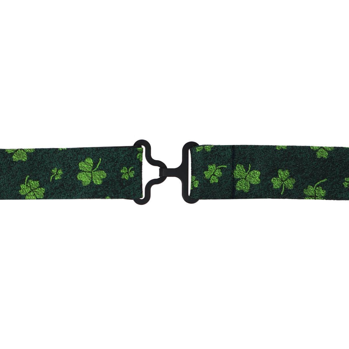 Green Shamrock Novelty Silk Bow Tie - Image 6