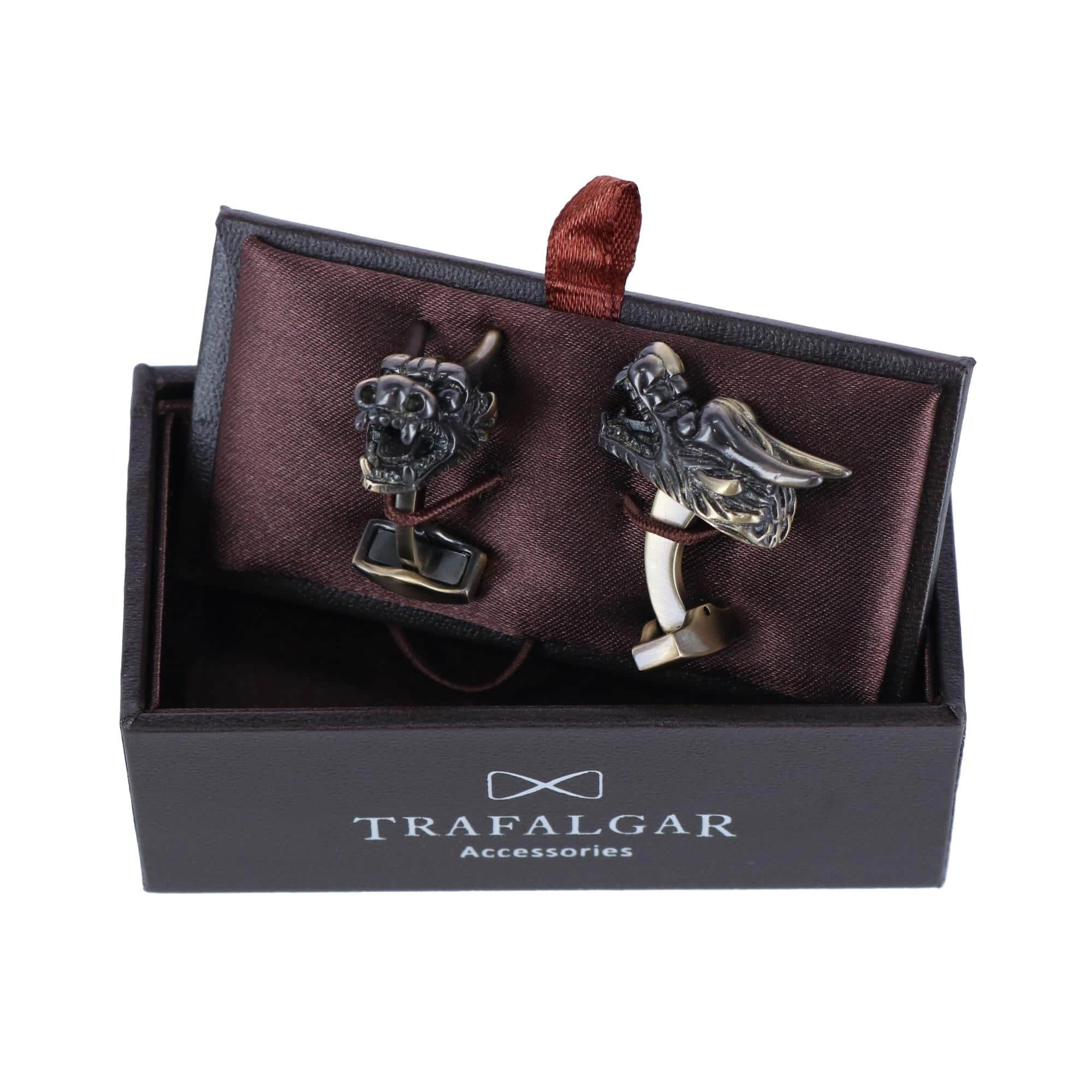 Guardian of Freedom Dragon Novelty Cufflinks (1 Pair) - Image 3