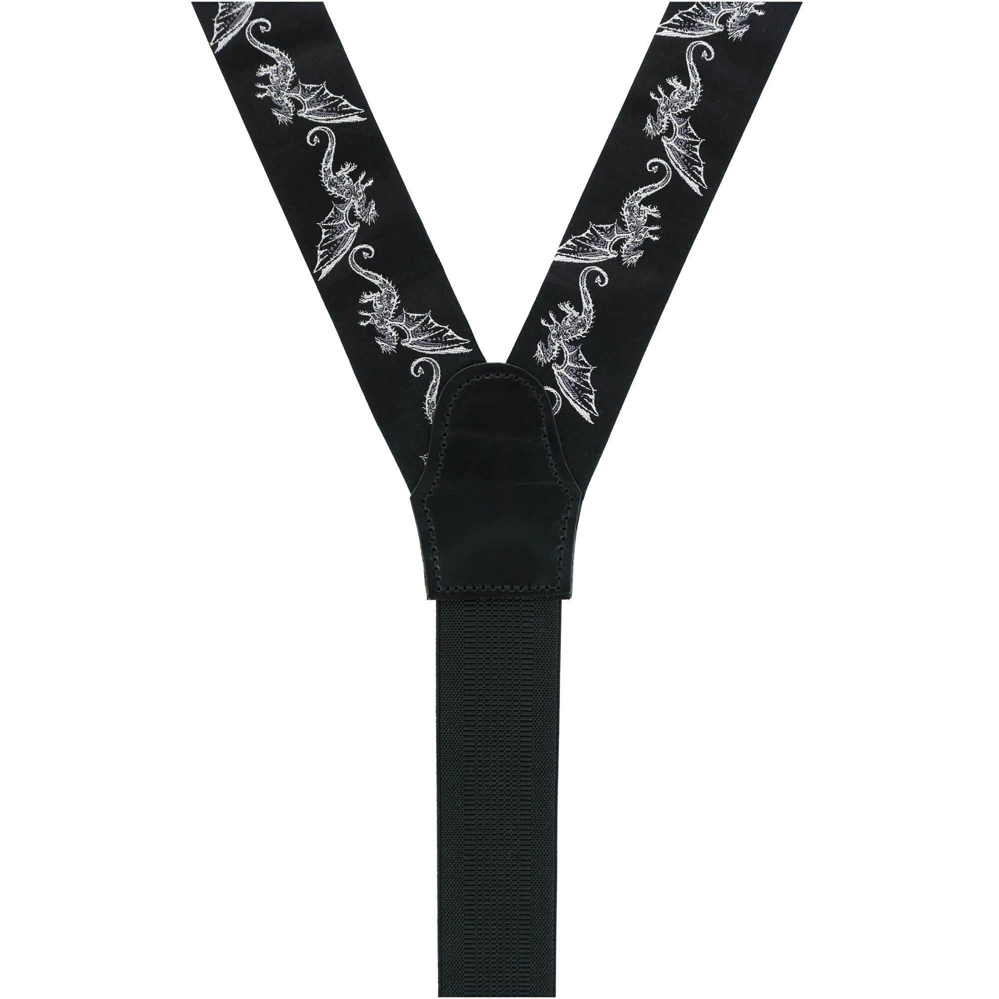 Guardian of Freedom Tribal Dragon Silk Button End Braces - Image 4