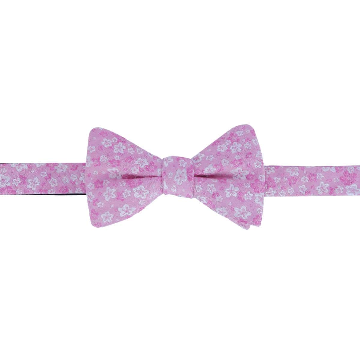 Hanami Cherry Blossom Burst Linen Blend Novelty Bowtie - Image 2