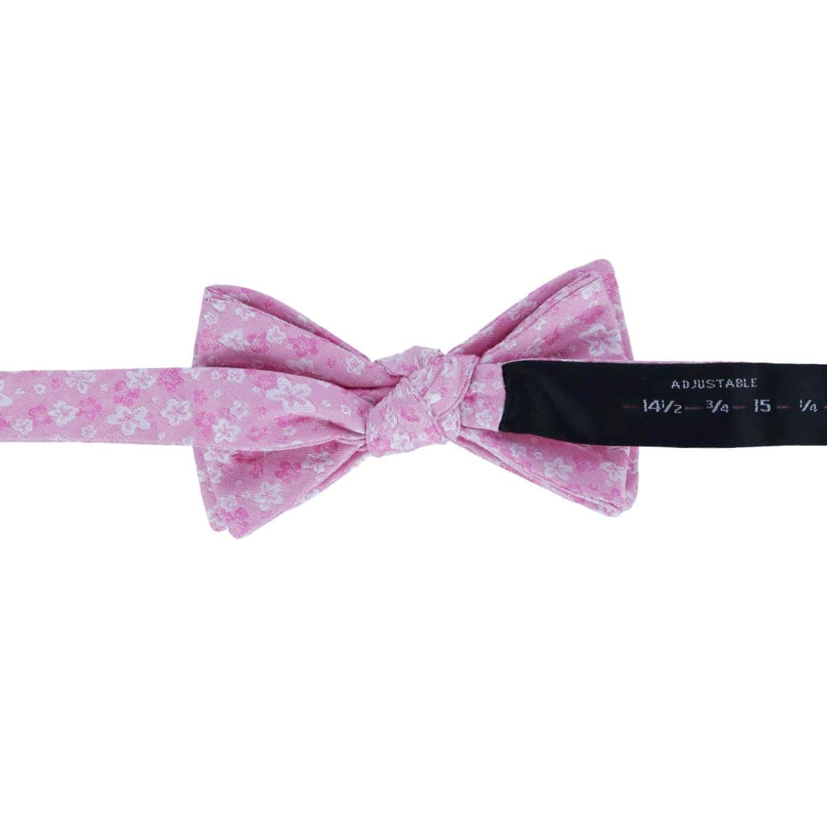 Hanami Cherry Blossom Burst Linen Blend Novelty Bowtie - Image 3